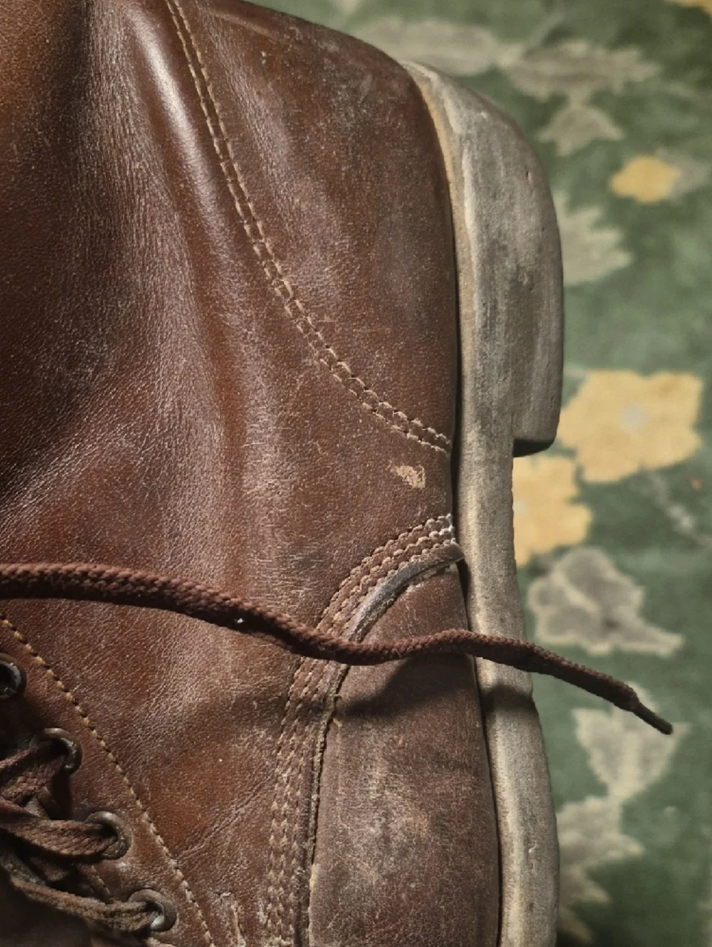 Wolverine Dark Brown Leather Chukka Boots